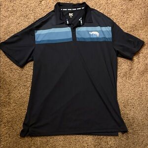 Men's BYU Black and Blue Polo Shirt